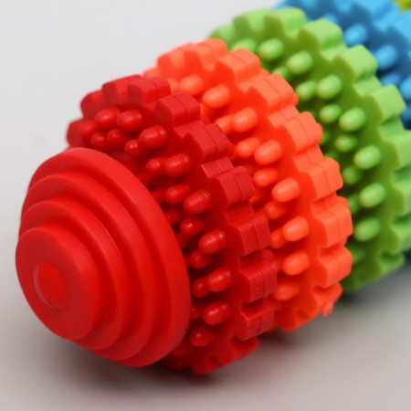 Chewing toy Super -resistant "gears", 7 rings, 14 cm,-2