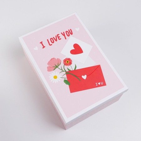 Set of boxes 6 in 1, gift packaging, “Love”, 20 x 12.5 x 7.5 - 32.5 x 20 x 12.5 cm-6