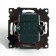 2-clavy switch (mechanism), 250V, 10A, Stekker series Katrin, Black, GLS10-7107-05 1022443