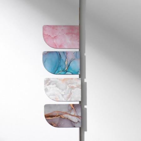 Set in the portfolio: A5 diary, magnetic bookmarks and handle "Believe in Dream"-1