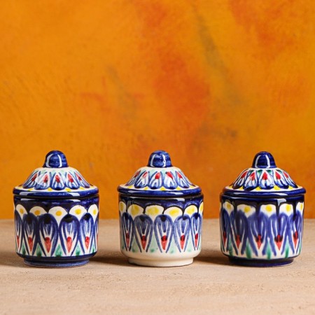 A set of jars for spices 150 ml, 3 pcs. + seasoning as a gift-2