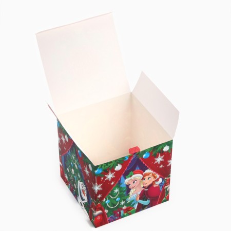 Folding box “Happy New Year. Cold heart ”, New Year, size 20 × 20 × 20 cm.-2