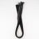 Lightning "Spiral", No. 7, detachable, waterproof, with a reflective tape, castle machine, 90 cm, black/gray color