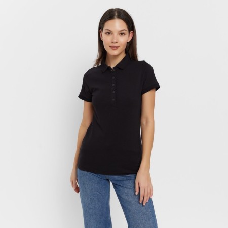 T-shirt (Polo) Women's Minaku Regular Fit: White Color, Rr. 46