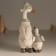 Polystone souvenir "Goose in a long cap and scarf, with a goose" 14.5x13.5x27.5 cm