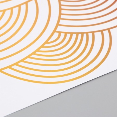 Stick plastic interior color "Golden Pattering" 27x59 cm-1