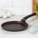 Pancake pan, d = 22 cm, plastic handle, anti -stick coating, color coffee marble