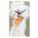 Carty clock wall-up interior "bouquet", silent, 35 x 60 cm