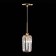 Syndi Syndes chandelier 1x60W E14 gold 15x15x30 cm