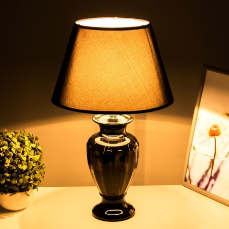 Table lamp "Vasalia" 1he27 40W Black 28x28x45 cm Risalux-2