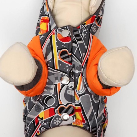 Options for animals "Print", fleece, XS (DS 18-20, Osh 24, OG 27-30 cm), mix-4
