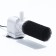 Round sponge No. 1, medium -porous 30 ppi, 5 x 5 x 10 cm, black
