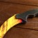Souvenir weapons made of wood "Kerambit, marble gradient"