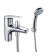 BOOU B8282-1V shell mixer, single-leaf, shower watering can and hose, chrome