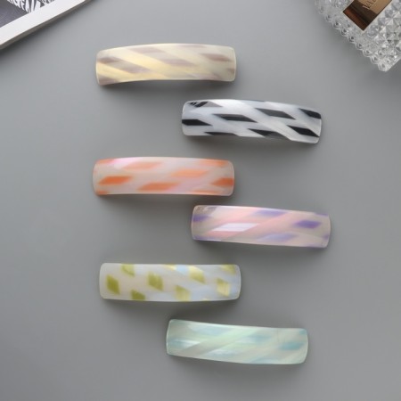 Hair hairpin "Silva" Geometry Color, 9 cm, mix-2