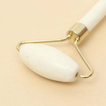 Set of massagers Guasha for the face "Inspecting", calcite, 14 x 20 cm,-3