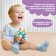 Developing, sensory toy "Krabik", color mix, crumb I