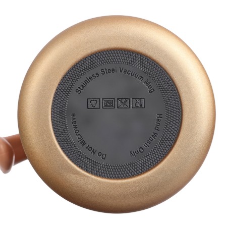 Thermal circle, 450 ml, Hot & Cool, retains heat 12 hours, 13 x 16 cm, gold-4