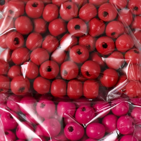 Set of beads for creativity tree "wine" d-0.8 cm, 4 colors x 15 g-1