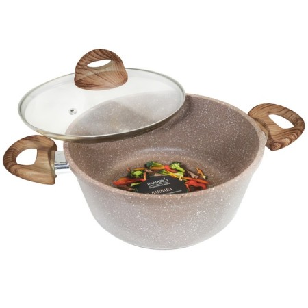 Panairo barbara max potted, induction, with a lid, handle Soft-Touch, 5.5 liters-2