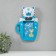 Photo frame plastic 16x11 cm "Tigerok in a cup" Blue 29.5x8x19.5 cm