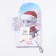 Mittens-Open Ethel "New Year's Fun" 20x28 cm, 100% HL, Vatin 250 g/m2
