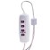 LED phytoslight, 4 watts, 5 c, in a pot, USB, multi -pointral, 2 circles