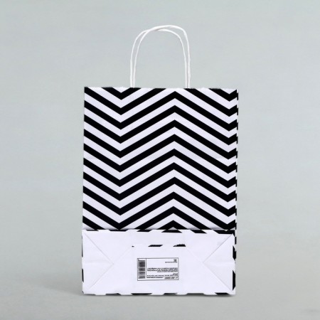 Crafts, white, “zig-zag”, 24 x 10.5 x 32 cm, 1 pcs-1
