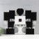 Multi -chamber with the clock "Tree" Plastic, 9 photos (10x15/6 pcs, 10x10/2 pcs, 13x13/1 pcs) cv. white