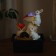 Fountain "Bunnies at the fly agaric" 20x27 cm (with backlight)