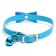 Collar "radiance" with a bead and a tambourine, 29 x 1 cm, Osh 21-26, blue