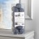 Garland "thread" 5 m with nozzles "Gray", IP20, transparent thread, 20 LED, white glow, 220 V