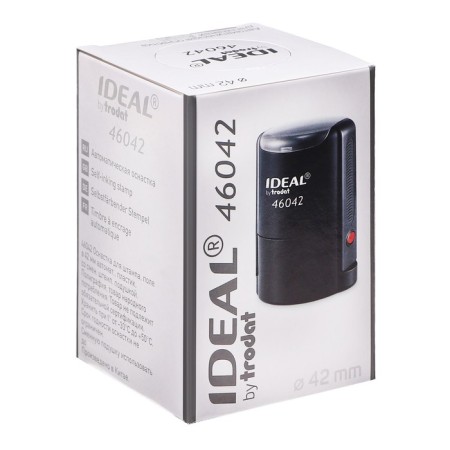 Equipment for round printing automatic Trodat Ideal 46042, diameter 42 mm, with a lid, black body-9