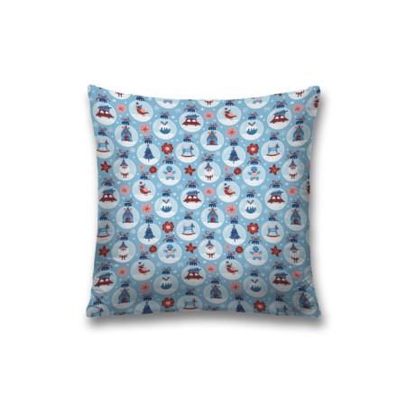 Pillowess decorative "New Year's balls", on a zipper, size 45x45 cm