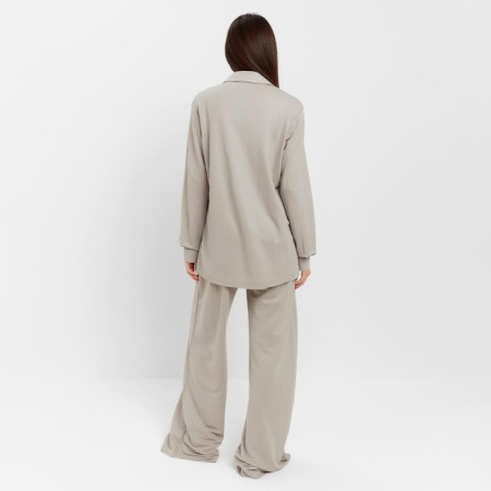 Комплект женский (рубашка, брюки, топ) KAFTAN "Base" р. 44, серый-3