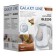 Electric kettle Galaxy Gl 0200, plastic, 1.6 l, 2200 watts, white-gray