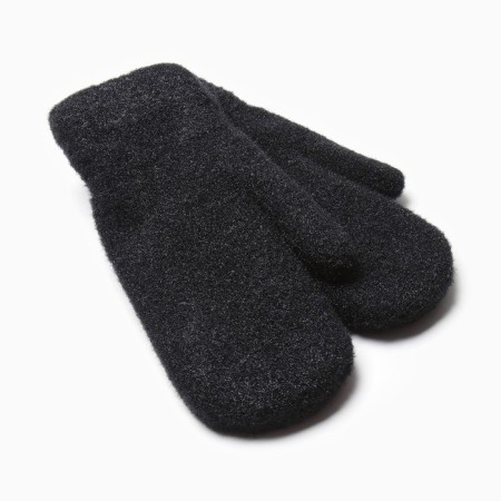 Women's mittens for claim Minaku smooth 22 cm black-1
