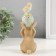Polystone souvenir "Bunny with Easter egg and chicken" 8.5x6x17.5 cm