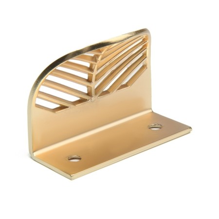 Handle cappio, m/o 32 mm, with a pattern, matte gold color-11