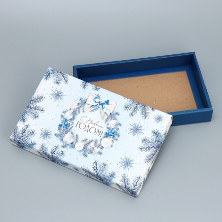 Folding box "New Year's Wreath", 25.5 x 15 x 4 cm, New Year-3