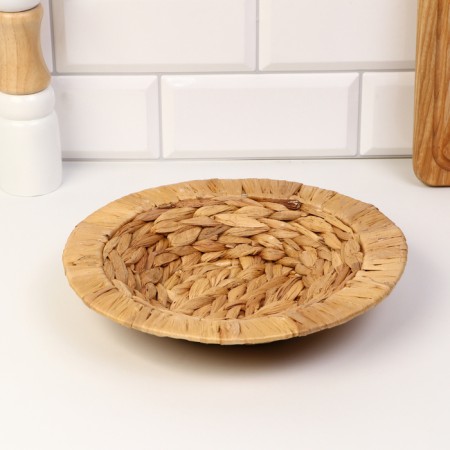 Wicker basket, 25 x 4 cm, banana sheet-1