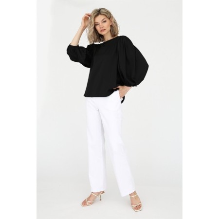 Blouse with lush sleeves, size 50-52-1