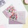 Postcard "A wonderful birthday!" bouquet, embossing, congruff, a5