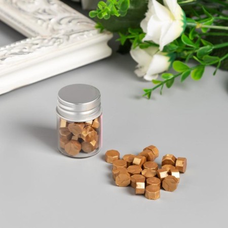 Surgut in granules in the jar of "octagonal" light gold 9 g 4.5x3x3 cm-2