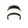 Ambrella Light Acrylic lamp, XS8432001, GX53 LED 12 W, black sand, white matte