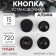 Installation button, alpha (S-shaped), d = 15 mm, color oxide