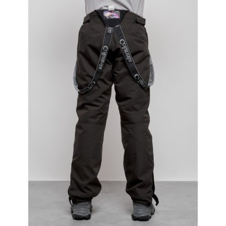 Semi-combinezone ski insulated male winter, size 52, dark gray color-3