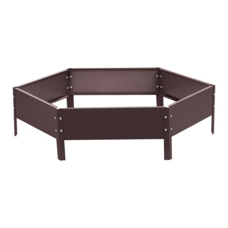 Gavelous flowerbed, d = 80 cm, h = 15 cm, brown, Greengo-8