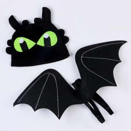 Carnival set of "Dragosha": wings and hat-5