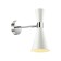 Sconces quinn 1x60W E14, chrome, white 26x12x26 cm